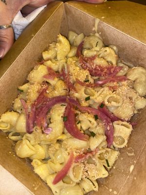 Macaroni - I do not recommend   at Jimmy's Street Food in Paris