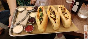 Sub sandwich at Jimmy's Street Food in Paris