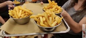 French fries at Jimmy's Street Food in Paris