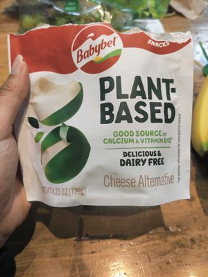 Plant based babybels at Whole Foods Market - Manattan West in New York City