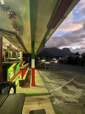   at Allo Pizza in Moorea