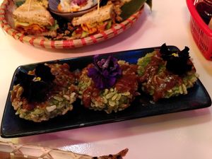 Crispy rice and tofu ball at Bep Chay in Toulouse