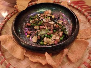Galette chay et son méli-mélo légumes  at Bep Chay in Toulouse