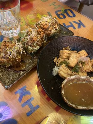 Boules de riz et tofu frit   at Bep Chay in Toulouse