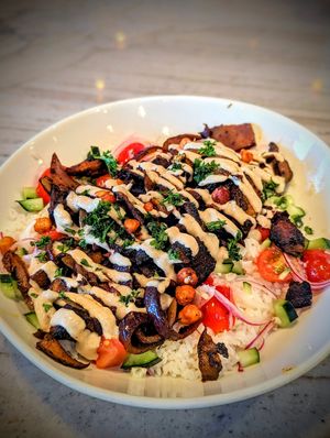 Shawarma Bowl at Graze Kitchen  in Las Vegas