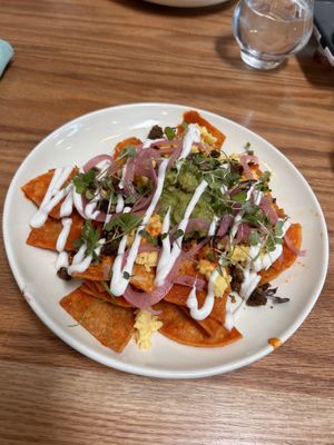 Chilaquiles!   at Graze Kitchen  in Las Vegas