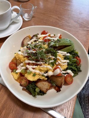Breakfast bowl!  at Graze Kitchen  in Las Vegas