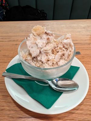 Baklava vanilla ice creamm  at Graze Kitchen  in Las Vegas