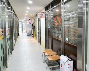 exterior of location - entrance on 2nd floor at Godny Cafe in Seoul