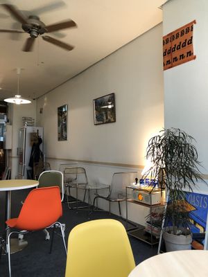 Seats at Godny Cafe in Seoul