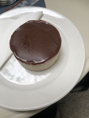 Vegan cheesecake  at Anyám Szerint in Budapest