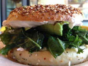 breakfast sandwich  at Dulce Vegan Bakery and Cafe in Atlanta