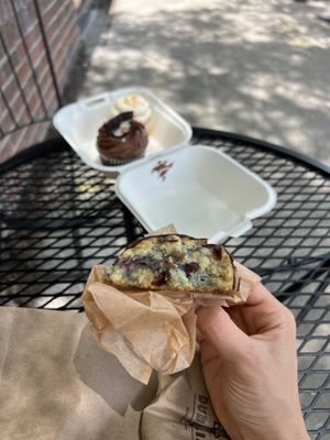 Scone & cup cakes IMO 8/10  at Dulce Vegan Bakery and Cafe in Atlanta
