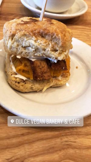   at Dulce Vegan Bakery and Cafe in Atlanta