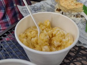 Cheesy Grits at Dulce Vegan Bakery and Cafe in Atlanta