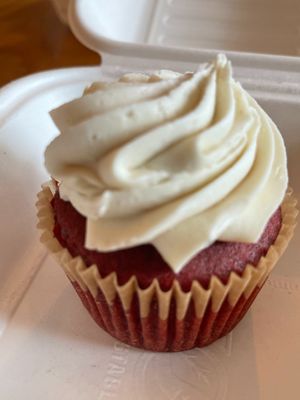 Red Velvet Gluten-Free Cupcake at Dulce Vegan Bakery and Cafe in Atlanta