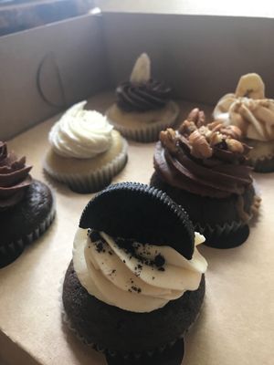 Assorted cupcakes  at Dulce Vegan Bakery and Cafe in Atlanta
