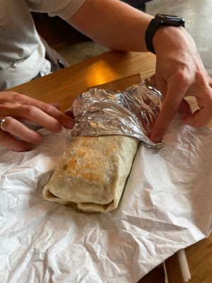 Breakfast burrito  at Dulce Vegan Bakery and Cafe in Atlanta