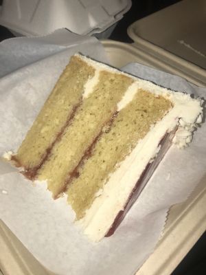 Lemon Raspberry Slice at Dulce Vegan Bakery and Cafe in Atlanta