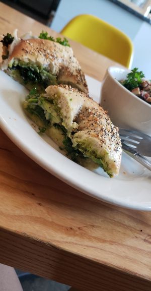 The green goddess at Dulce Vegan Bakery and Cafe in Atlanta