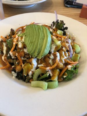 Spicy buffalo chickpea salad at Dulce Vegan Bakery and Cafe in Atlanta