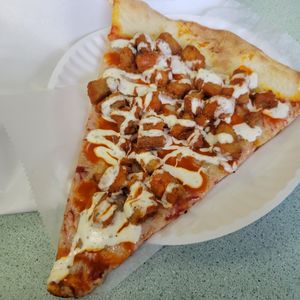 Vegan Buffalo slice at Tony's Pizzeria & Restaurant in Brooklyn