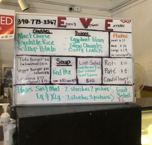 So good!!  at Eden's Vegan Eatery in St Croix