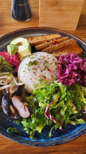 Vegan bipimbap at Coco Koi in Stockholm