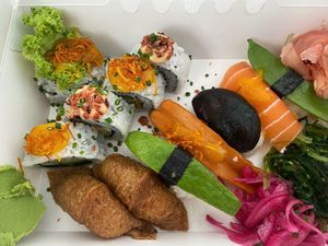 Vegan sushi  at Coco Koi in Stockholm