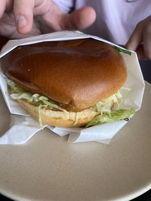 Burger at Veggie Grill - Farmers Market in Los Angeles