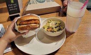 Buffalo Chickin Sandwich  at Veggie Grill - Farmers Market in Los Angeles