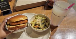 Pesto Pasta  at Veggie Grill - Farmers Market in Los Angeles