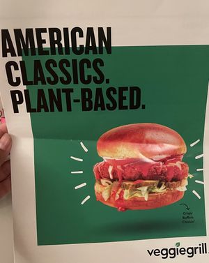 Veggie grill Menu Cover  at Veggie Grill - Farmers Market in Los Angeles