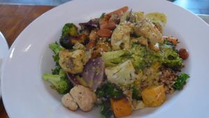buddha bowl at Veggie Grill - Farmers Market in Los Angeles