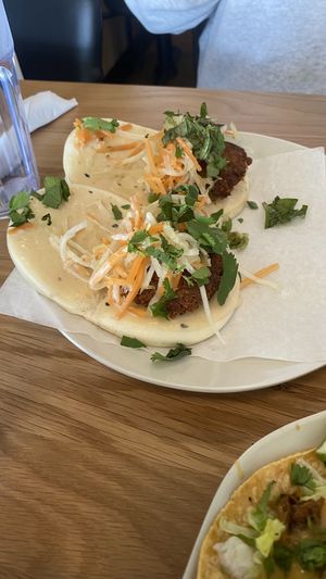 Japanese slider buns  at Veggie Grill - Farmers Market in Los Angeles
