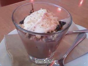 chocolate parfait at Veggie Grill - Farmers Market in Los Angeles