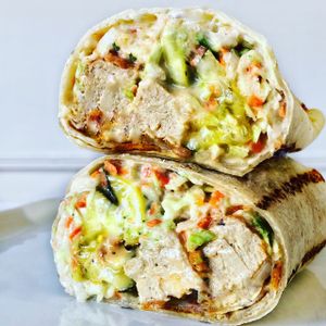 Nashville Chick’n Sandwich Wrap at Veggie Grill - Farmers Market in Los Angeles