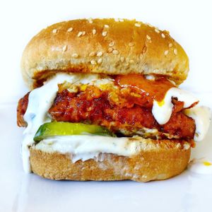 Nashville Chick’n Sandwich  at Veggie Grill - Farmers Market in Los Angeles