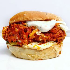 Vegan Hot Nashville Chick’n Sandwich  at Veggie Grill - Farmers Market in Los Angeles