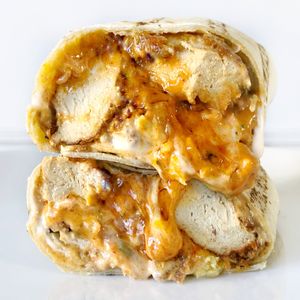 Vegan Nashville Hot Chick’n Sandwich Wrap at Veggie Grill - Farmers Market in Los Angeles