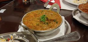 Vegetable curry at Indian Tandoori Spices in Fuerteventura