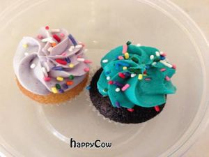 vegan cupcakes  at Cupcake Station in Birmingham