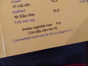 "Sneaky vegetable meal" 😍 at Thanh Binh in North West London