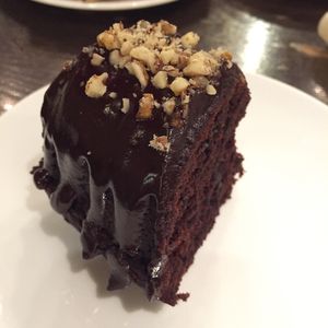 Chocolate cake at Chīsù De - Veggie Table in Beijing
