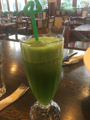 Mint ice lemonade - fantastic! at Chīsù De - Veggie Table in Beijing