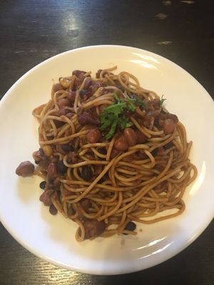 Bean pasta at Chīsù De - Veggie Table in Beijing