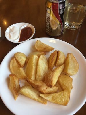 Good fries. at Chīsù De - Veggie Table in Beijing