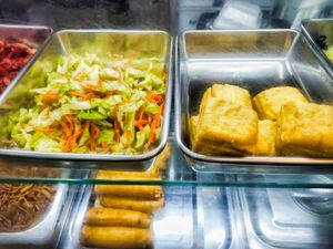 Dishes available at DeJi Vegetarian - 德記素食 in Central Singapore