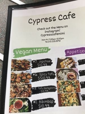   at Cypress Cafe in San Antonio