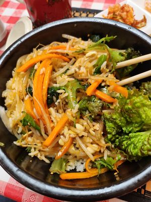 Bibimpbap  #Veganuary at Cypress Cafe in San Antonio